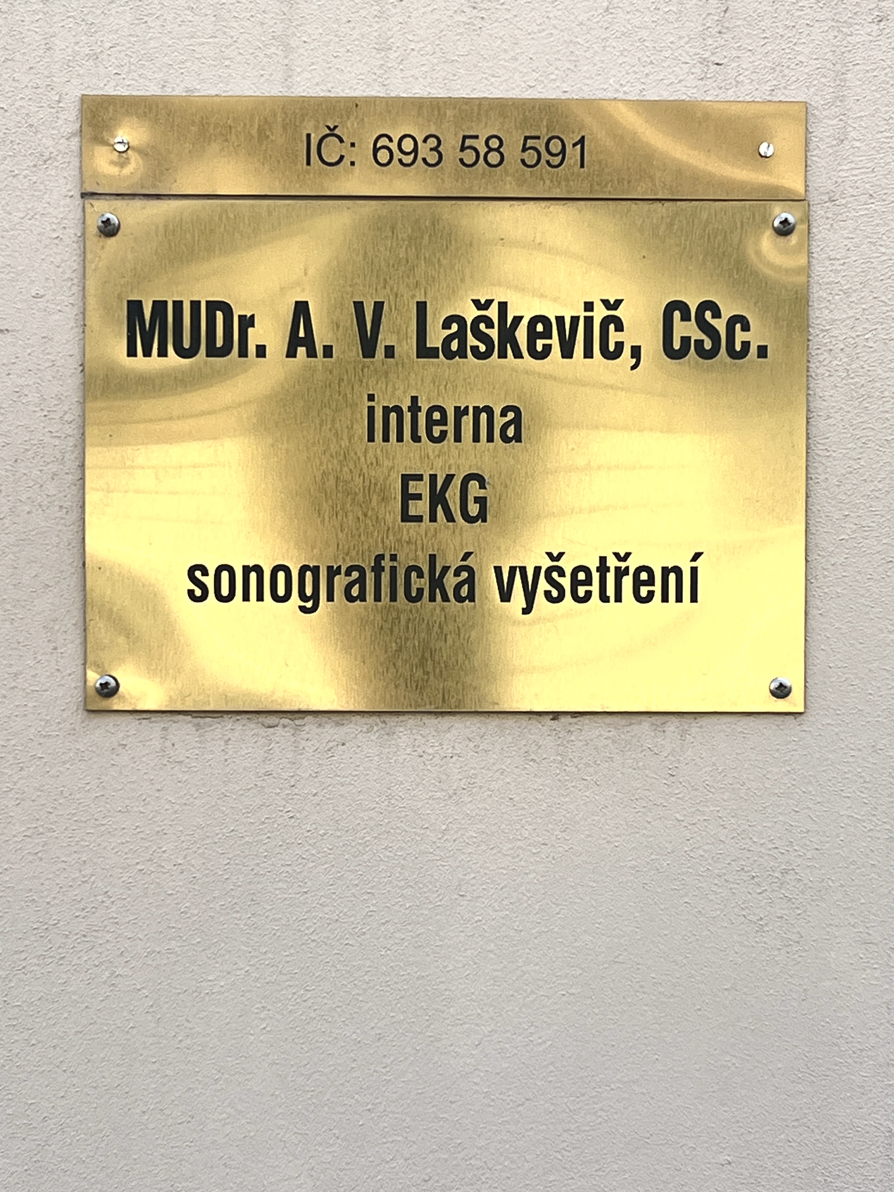 MUDr. A. V. Laškevič, CSc. photo 2