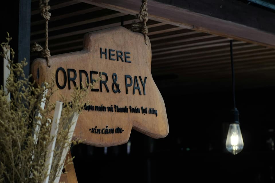 Antique-Style Wooden Sign