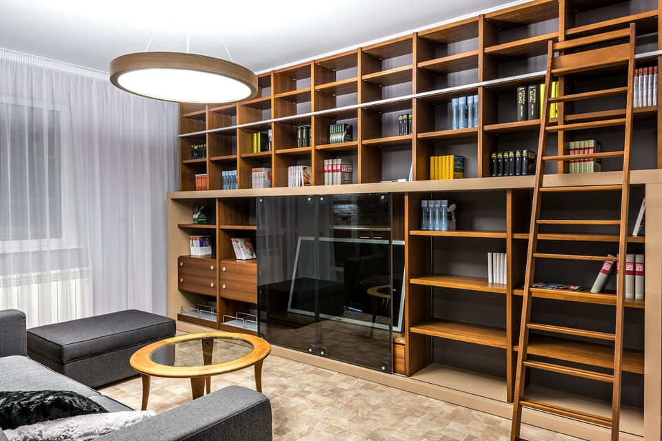 Wall-Mounted Bookshelf