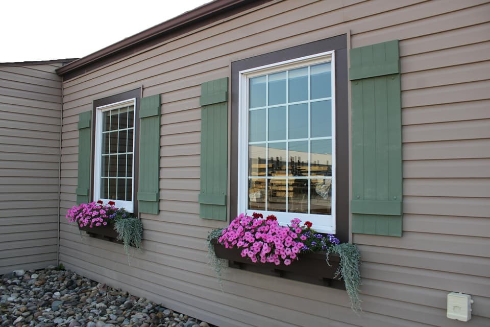 Fence-Mounted Flower Box