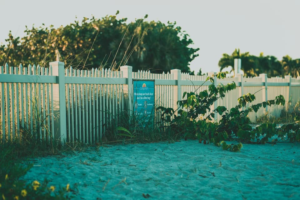Sleeper-Style Low Fence