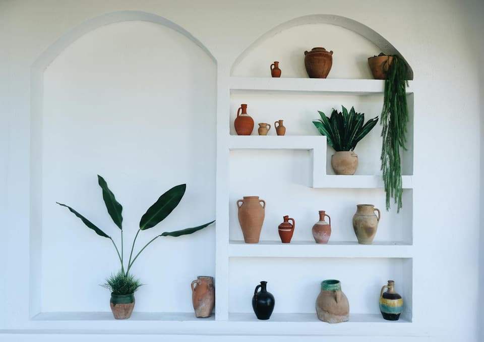 Antique-Style Wall Shelf