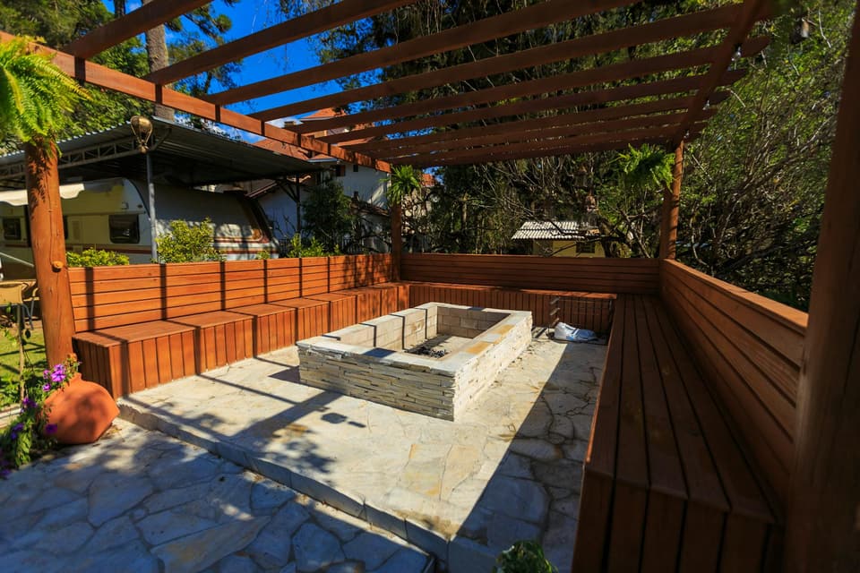 Large Wood Deck