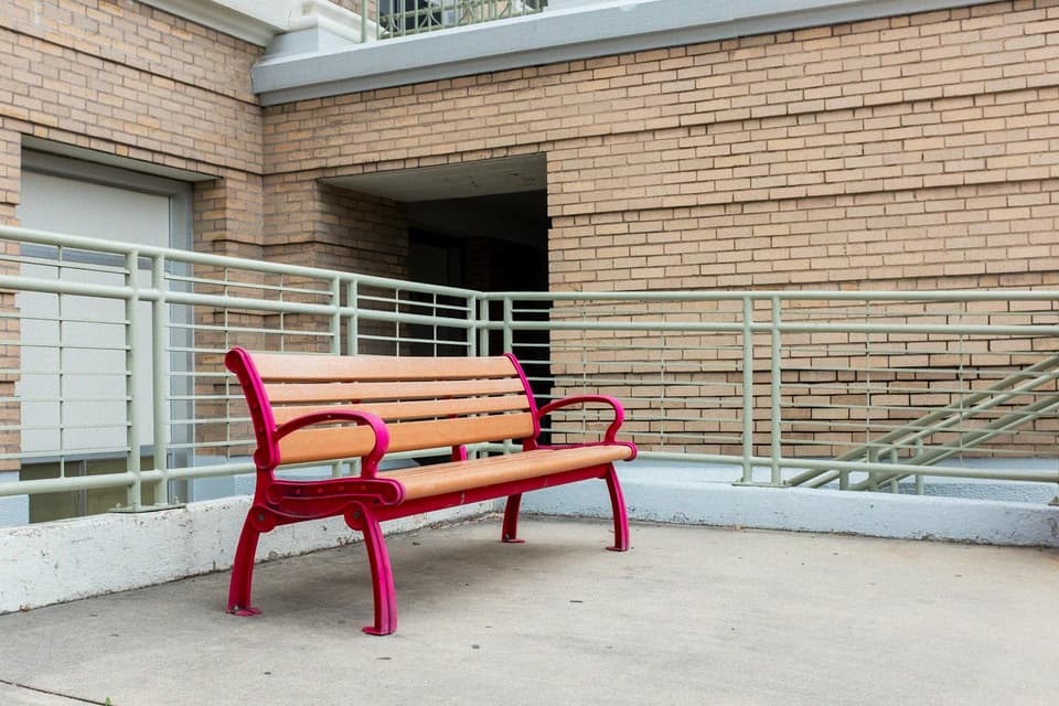 Bench with Backrest
