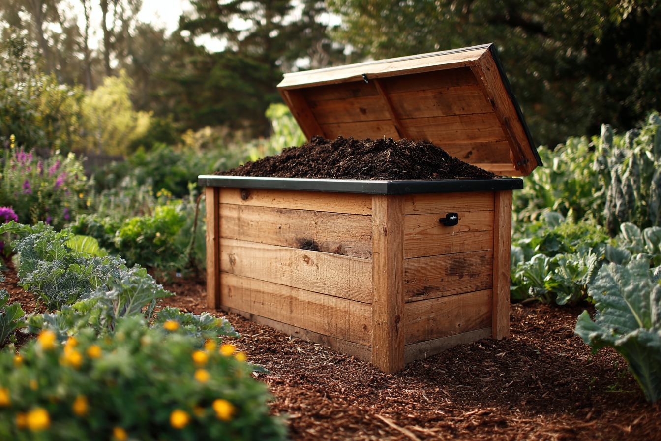 木製コンポストボックスのDIY設計図