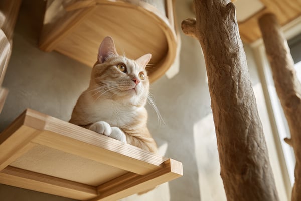 突っ張り式キャットタワーのDIY設計図