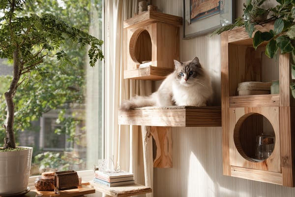 スリムキャットタワーのDIY設計図