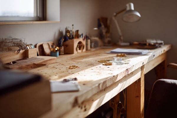 ソーイングデスクのDIY設計図