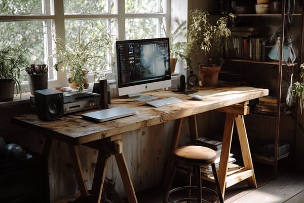 スタンディングデスクのDIY設計図