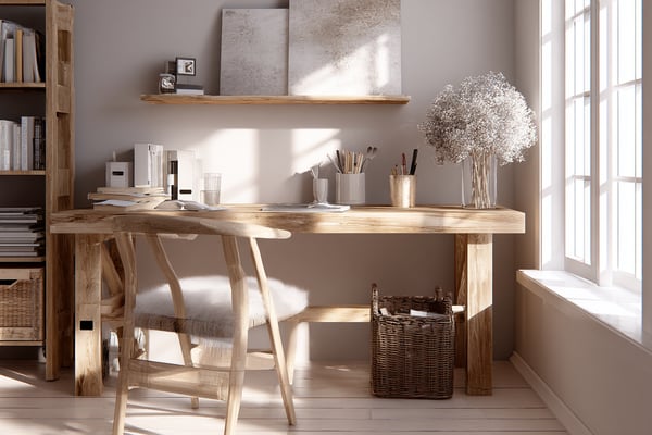 棚付きデスクのDIY設計図