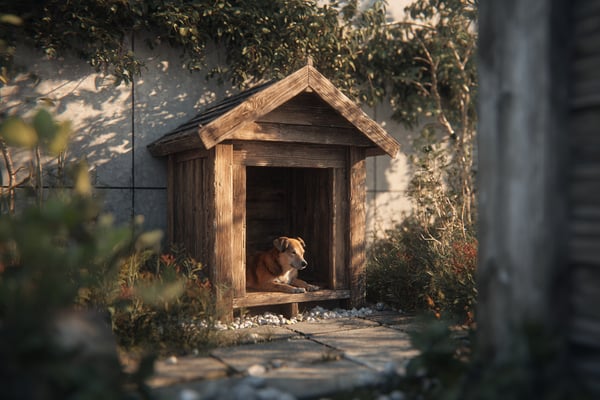 大型犬用犬小屋のDIY設計図