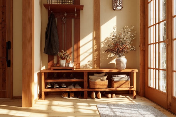 玄関飾り台（花台）のDIY設計図