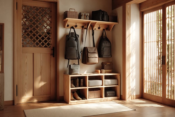 アウトドア用品収納ラックのDIY設計図