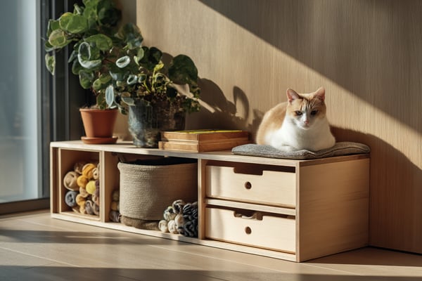 ペット用おもちゃ収納ボックスのDIY設計図