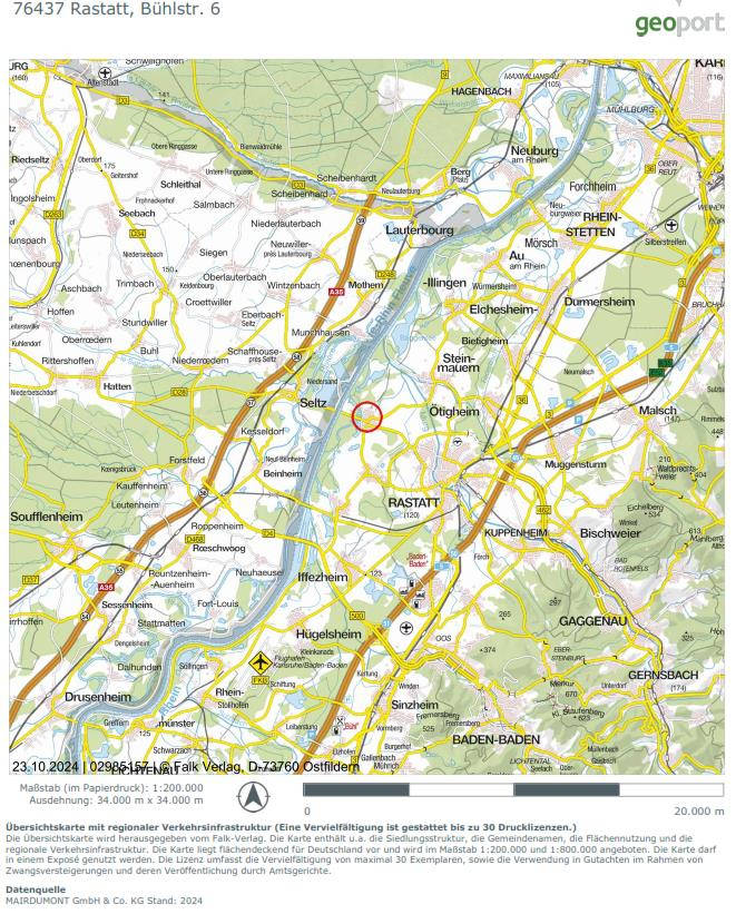 baden-wuerttemberg 1 K 23/24 Bühlstraße 6, 76437 Rastatt-Plittersdorf 6