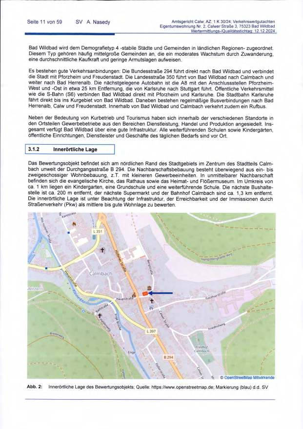 Zweizimmerwohnung in Calwer Straße 3, 75323 Bad Wildbad - Calmbach - Bild 5