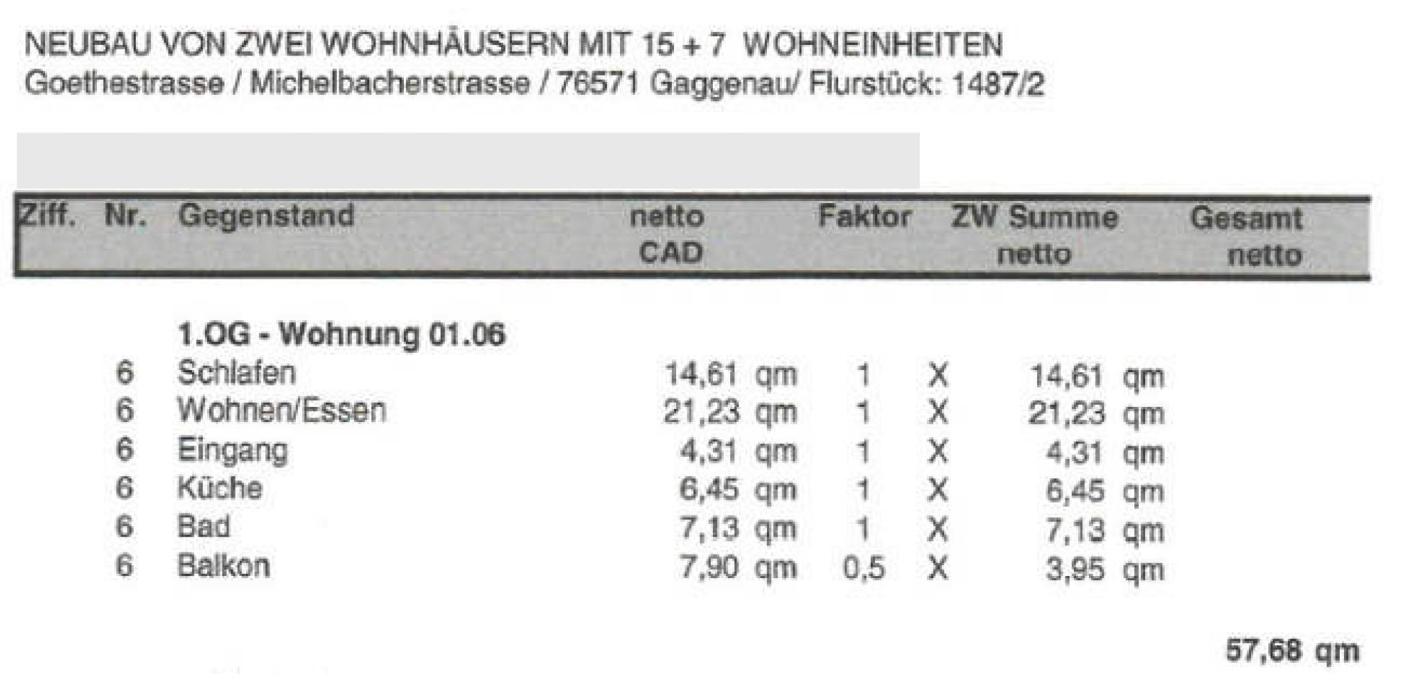 baden-wuerttemberg 1 K 51/24 Goethestraße 37, 37a, 76571 Gaggenau 10