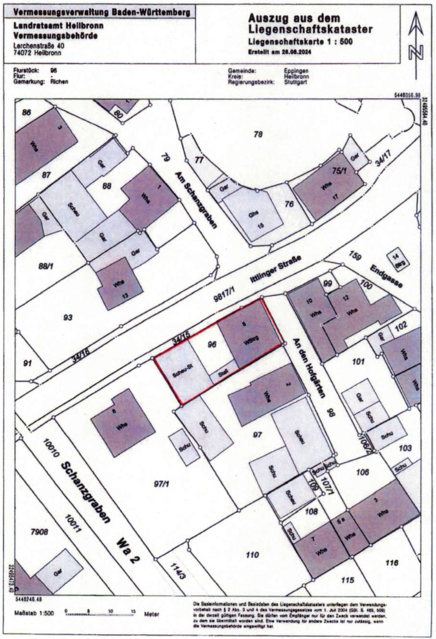 baden-wuerttemberg 1 K 97/23 Ittlinger Straße 8, 75031 Eppingen - Richen 14