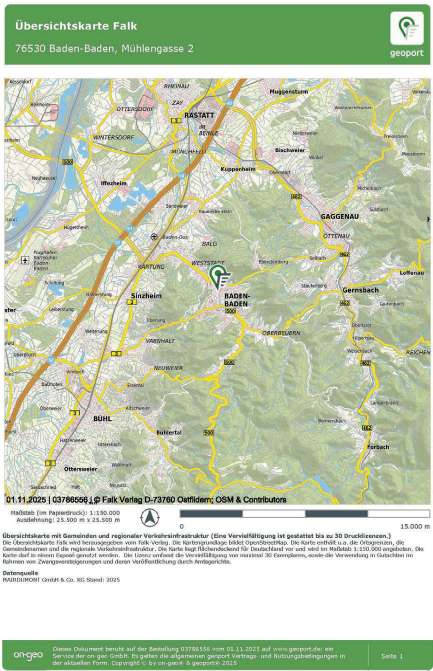 baden-wuerttemberg 12 K 15/25 Mühlengasse 2, 76530 Baden-Baden 9