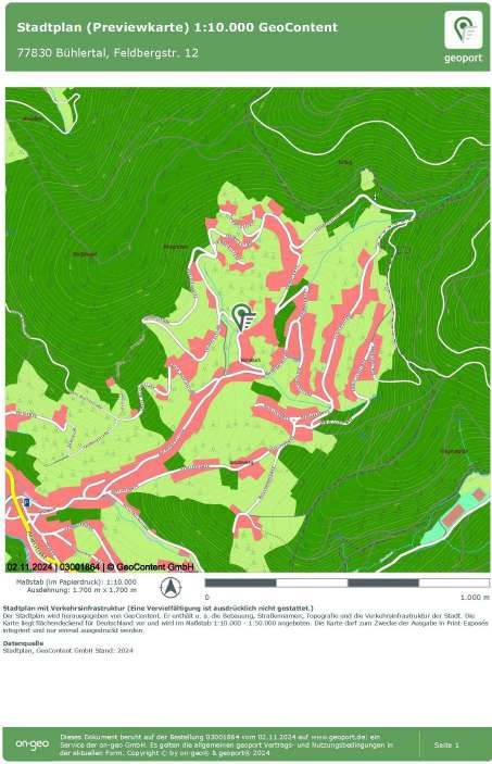 baden-wuerttemberg 12 K 37/24 Feldbergstraße 12, 77830 Bühlertal 9
