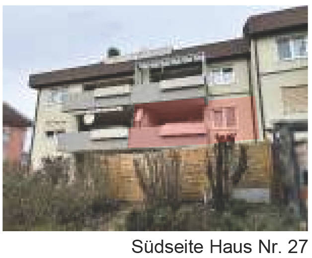 Zweizimmerwohnung in Grenzstraße 27, 79576 Weil am Rhein