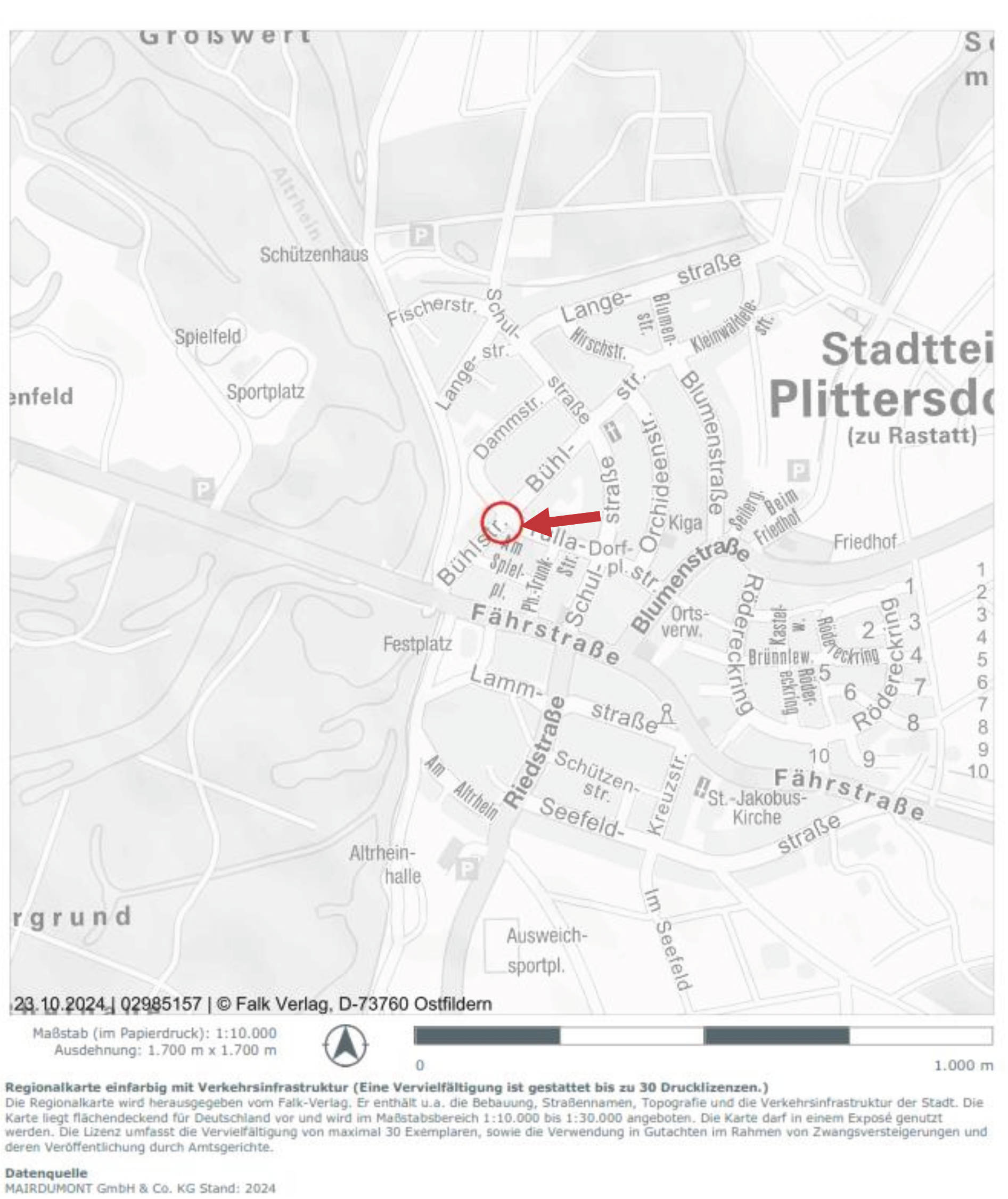 Dreizimmerwohnung in Bühlstraße 6, 76437 Rastatt-Plittersdorf - Bild 3