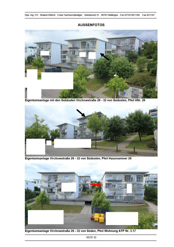 Einzimmerwohnung in Virchowstraße 26, 89075 Ulm - Bild 3