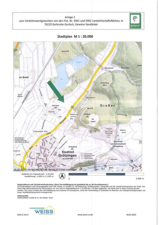 Ackerland in 76229 Karlsruhe - Bild 2