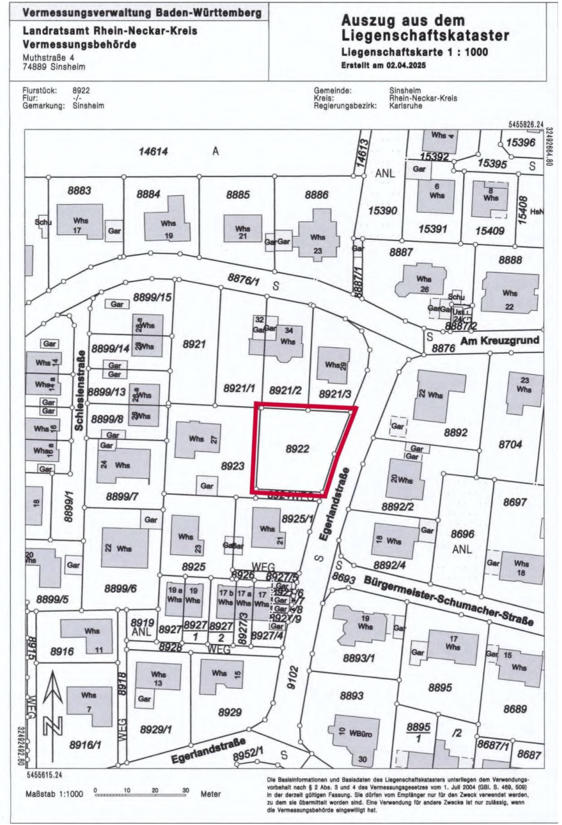 baden-wuerttemberg 2 K 71/24 Egelandstraße, 74889 Sinsheim 12