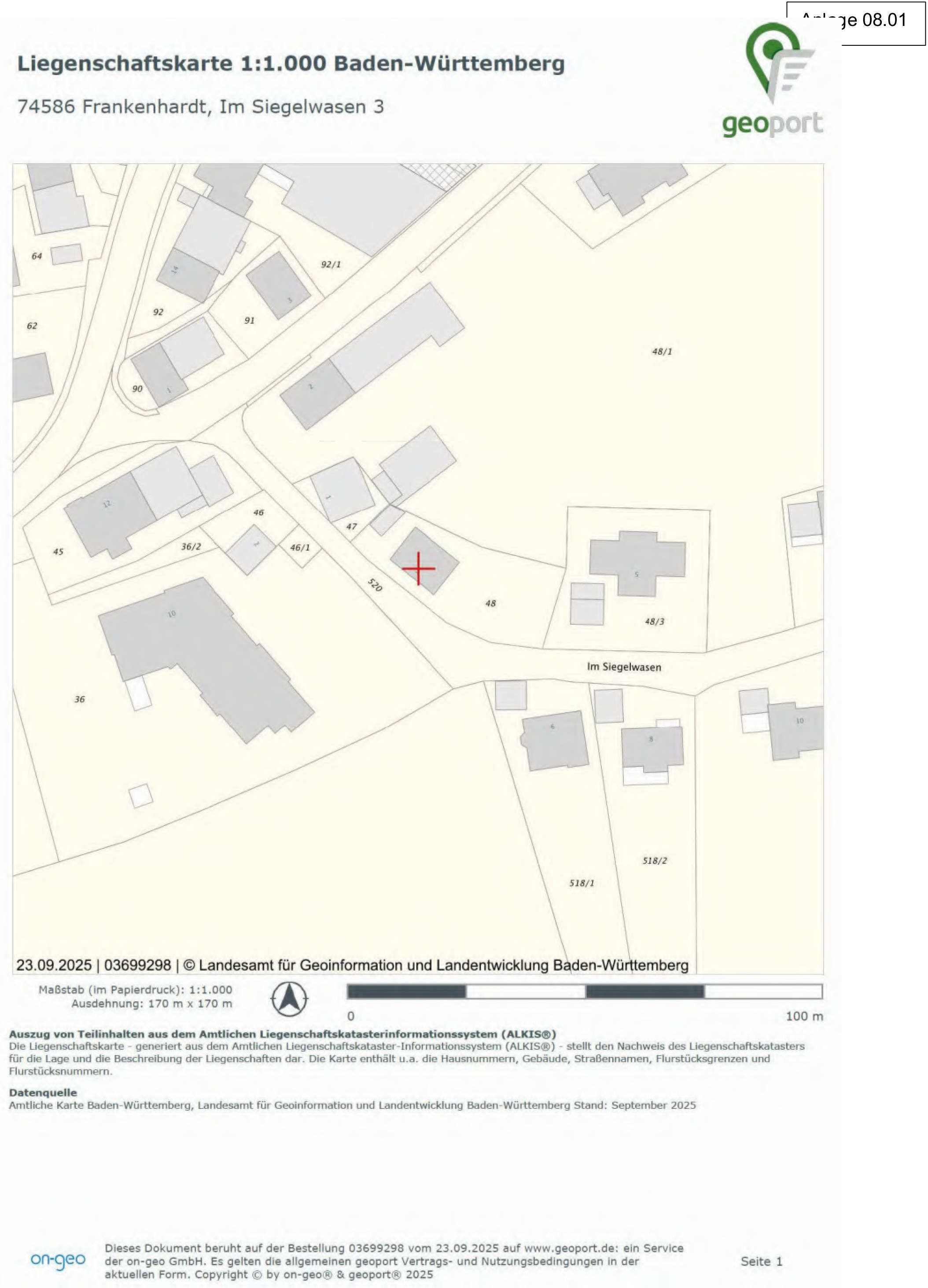 baden-wuerttemberg 3 2 K 17/25 Im Siegelwasen 3, 74586 Frankenhardt-Gründelhardt 25