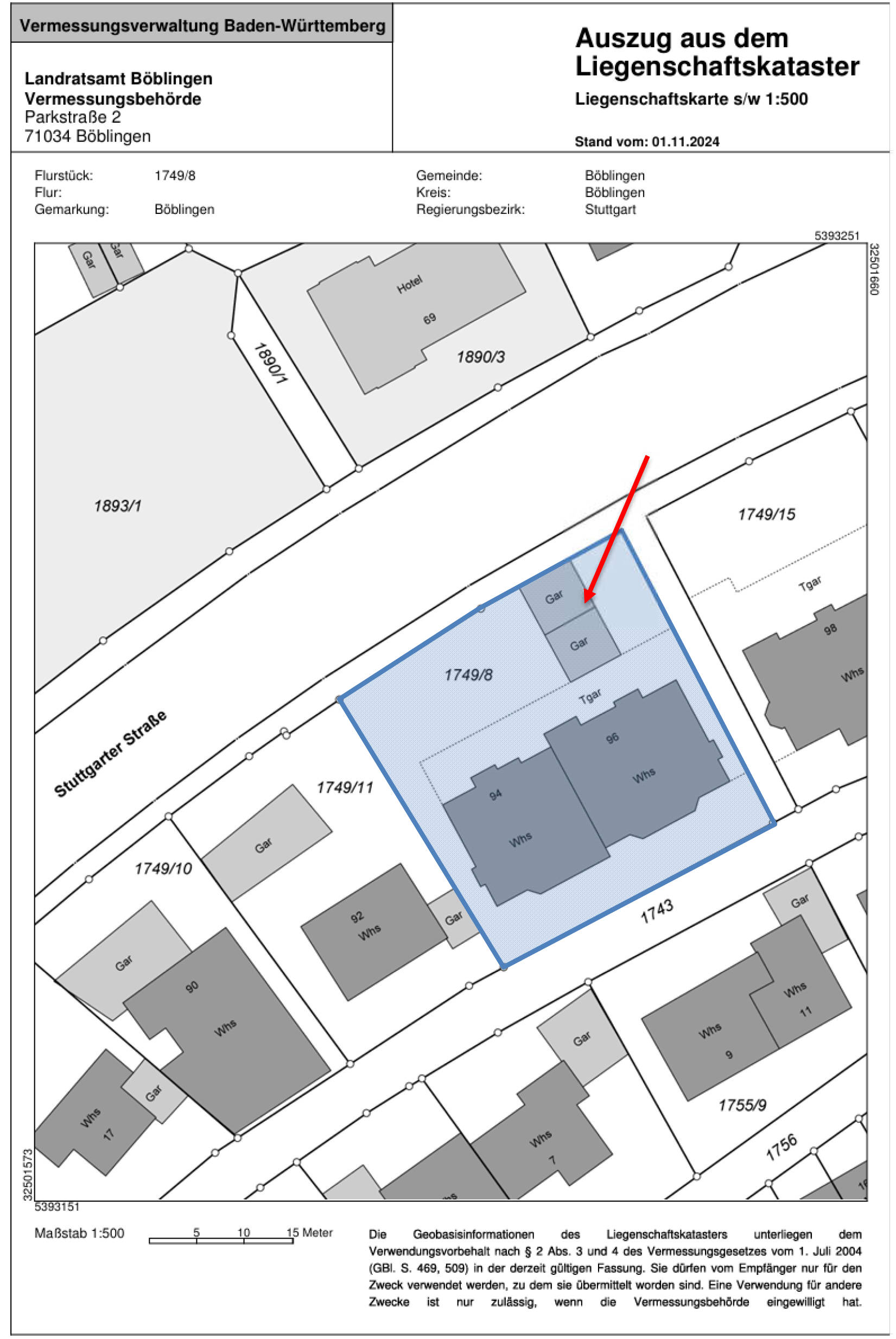 baden-wuerttemberg 4 K 129/24 Stuttgarter Straße 94, 96, 71032 Böblingen 9