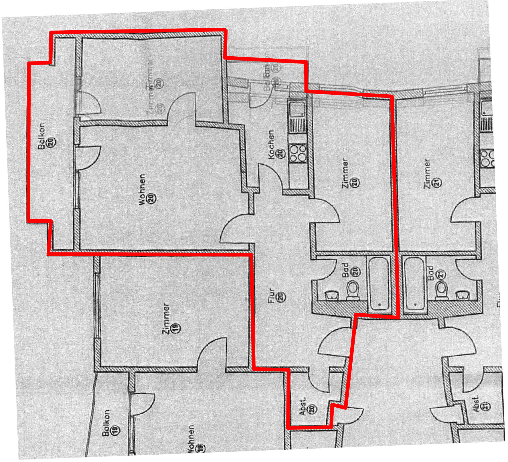 3- bis 4,5-Zimmer-Wohnung in Friedhofstraße 25, 70191 Stuttgart - Bild 5