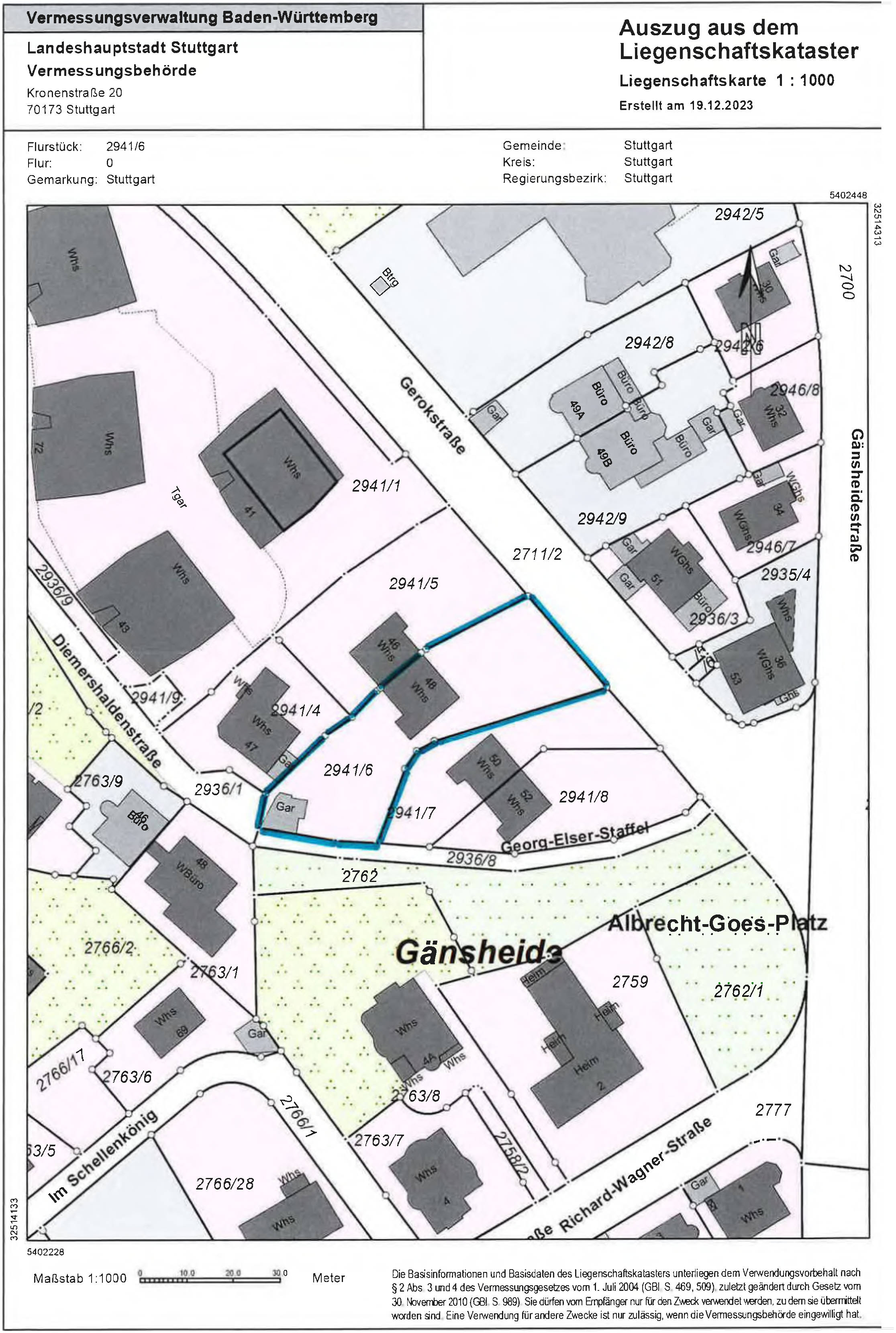 baden-wuerttemberg 4 K 30/23 Gerokstraße 48, 70184 Stuttgart-Ost 6