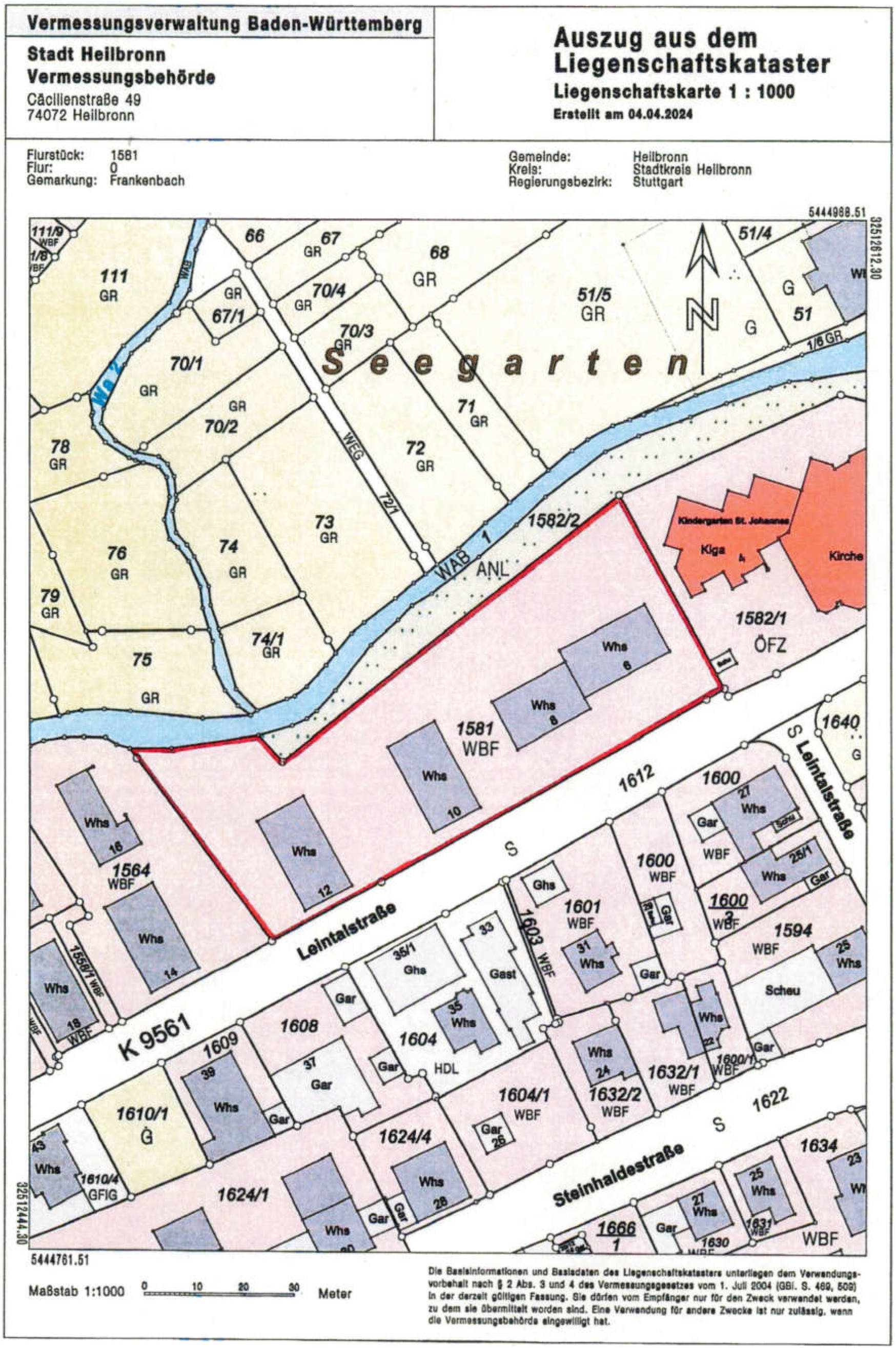 baden-wuerttemberg 4 K 88/23 Leintalstraße 12, 74078 Heilbronn 13