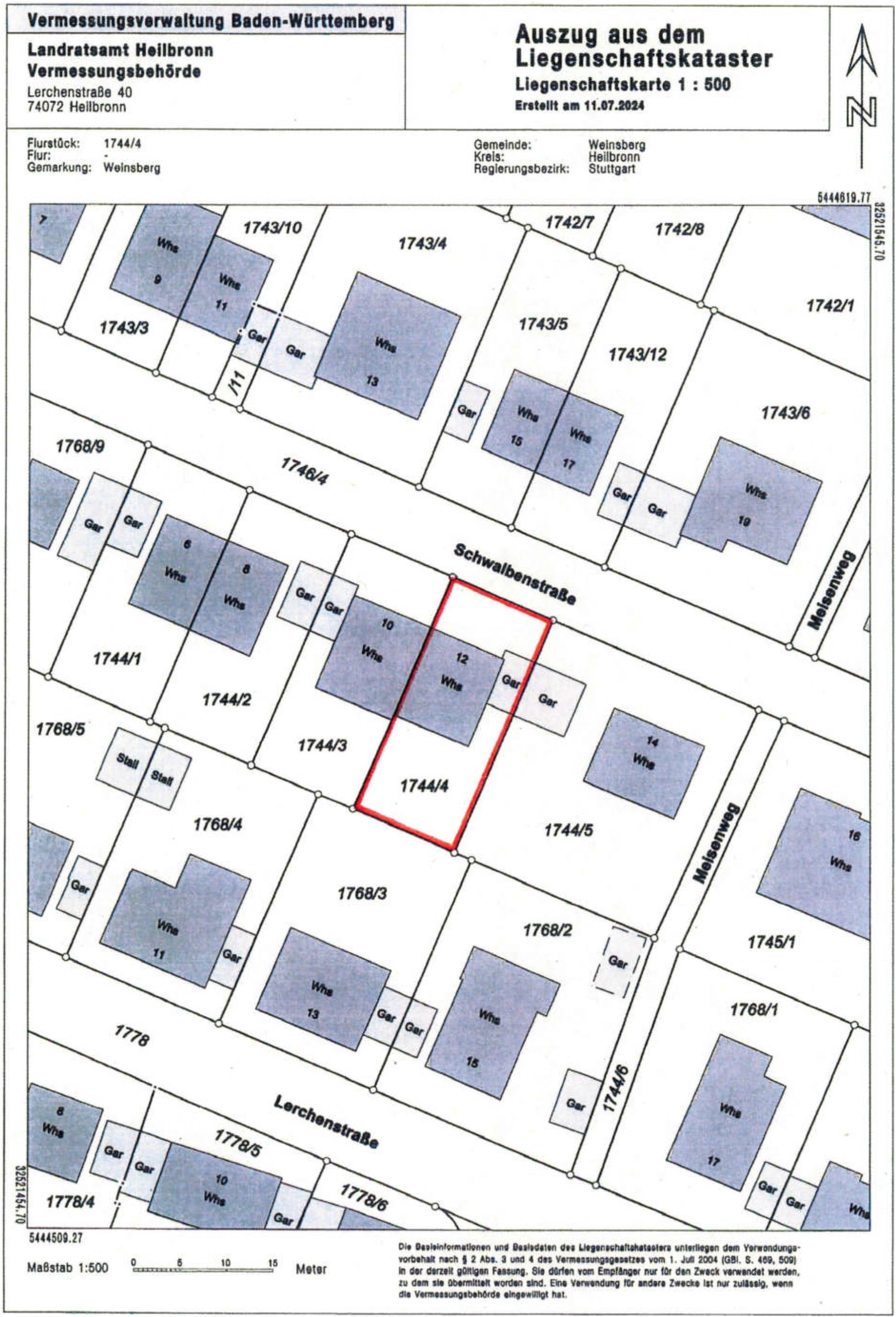baden-wuerttemberg 4 K 89/24 Schwalbenstraße 12, 74189 Weinsberg 13