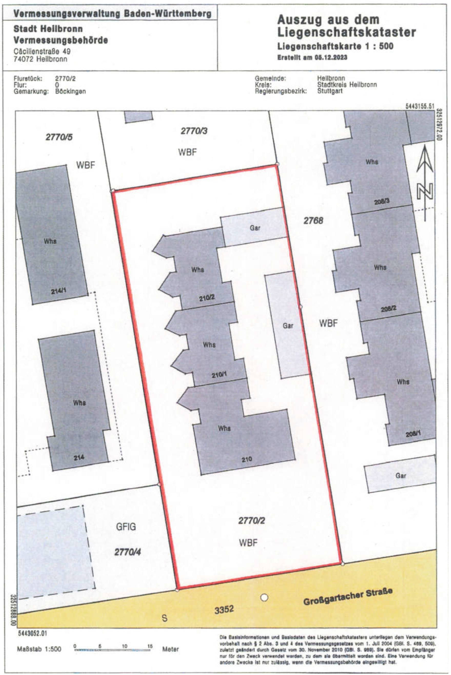 baden-wuerttemberg 4 K 90/23 Großgartacher Straße 210, 74080 Heilbronn 10
