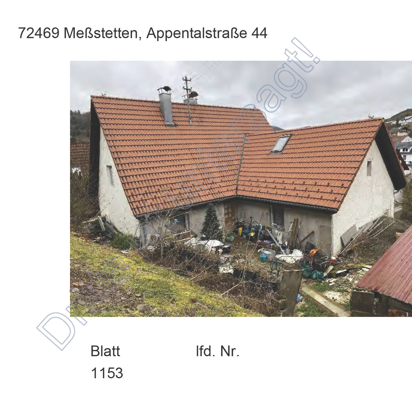 Einfamilienhaus in Appentalstraße 44, 72469 Meßstetten