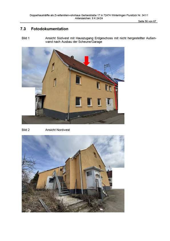 Zweifamilienhaus in Gerberstraße 17, 72474 Winterlingen