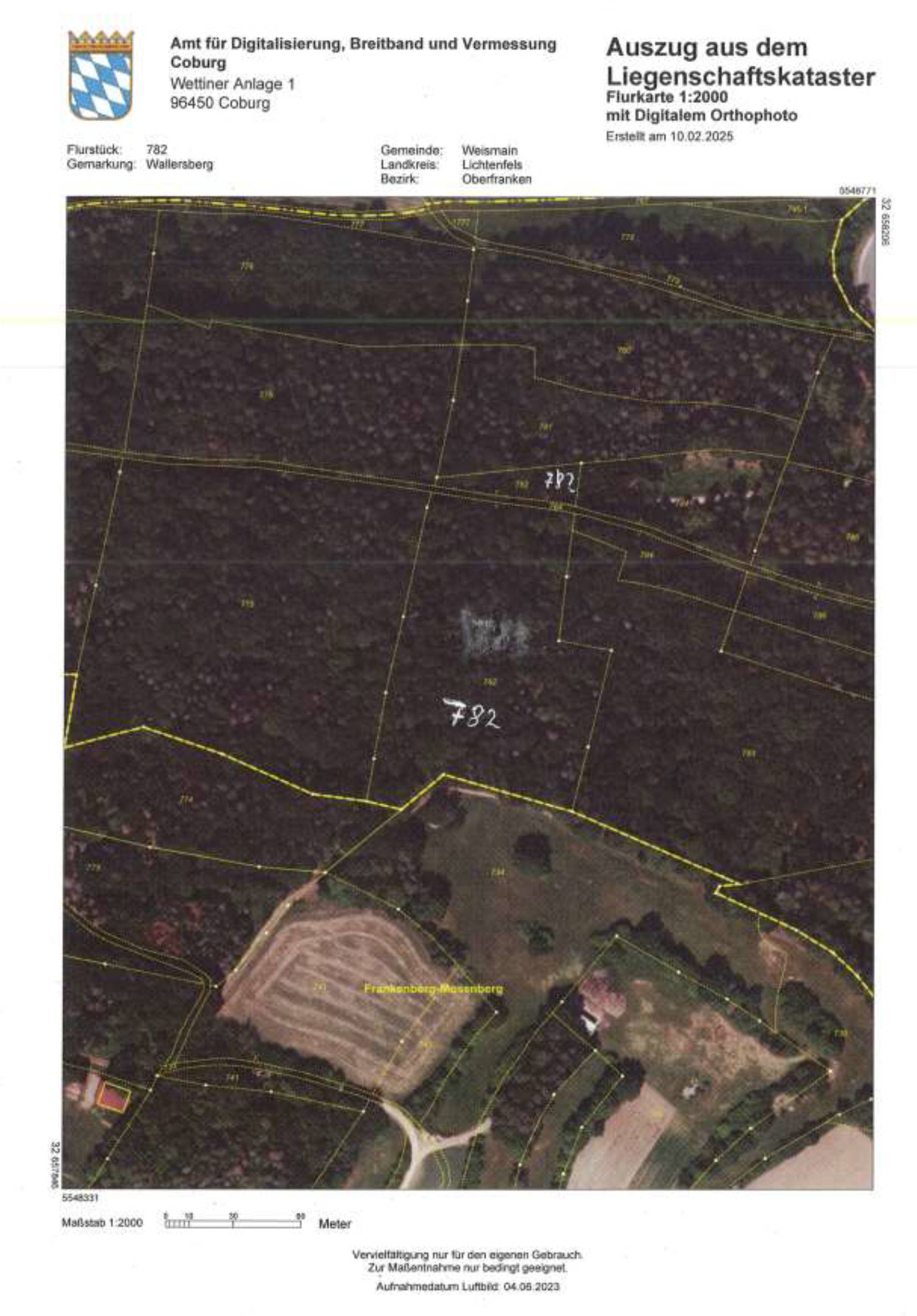 bayern 0001 K 0017/2025 Herösen, 96260 Weismain, Wallersberg 5
