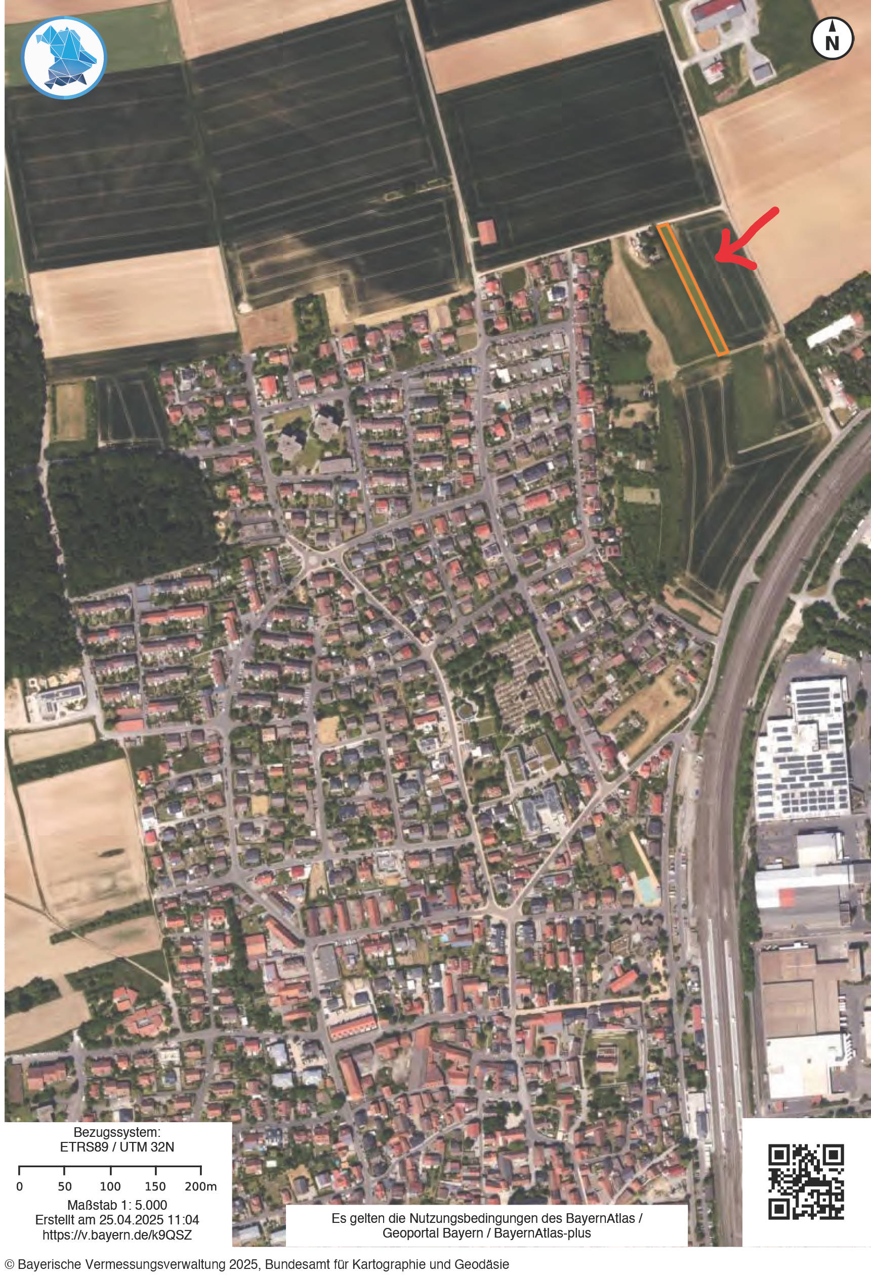 Grundstück in Pilzberg, 97228 Gemünden am Main - Bild 4