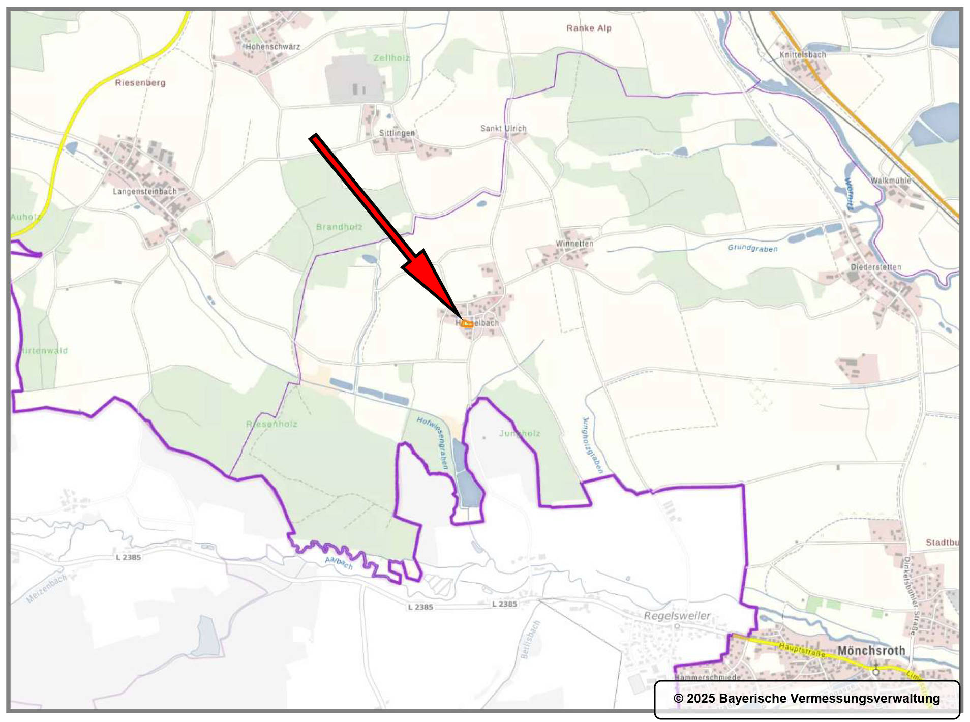 bayern 0001 K 0036/2024 Haselbach  1 a, 91614 Mönchsroth, Haselbach 15