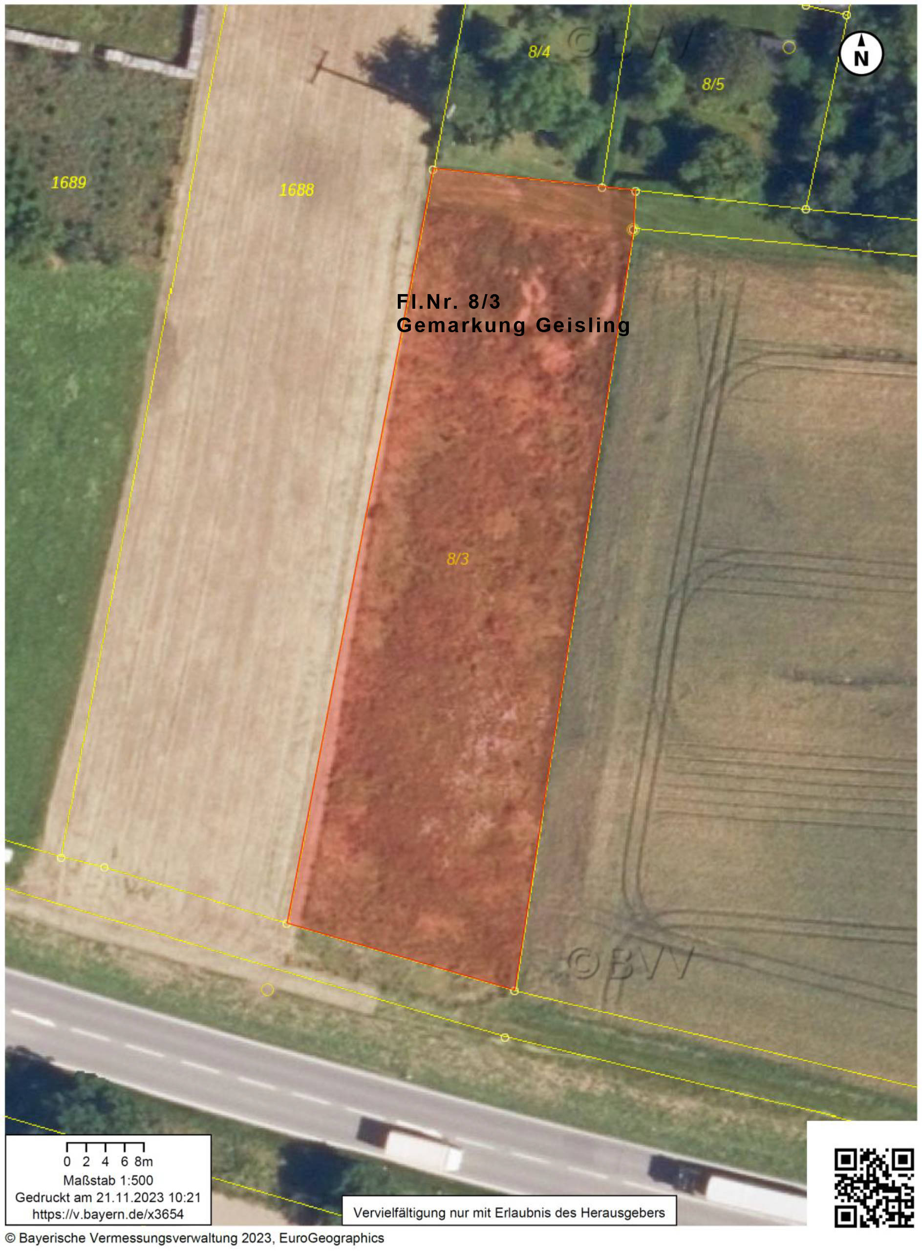 Ackerland in Gemarkung Geisling Flst.Nr. 8/3, 93102 Pfatter, Nähe Hauptstraße - Bild 4
