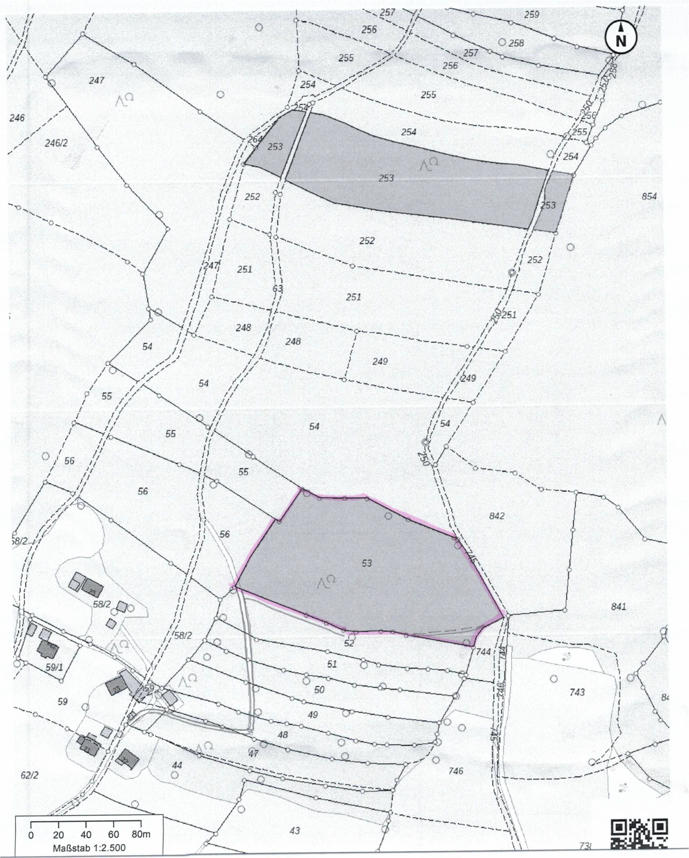 bayern 0001K0059-2023 Im Bergl Flst-Nr. 53, 93444 Bad Kötzting, ca. 300 m nördlich der Ortschaft Traidersdorf