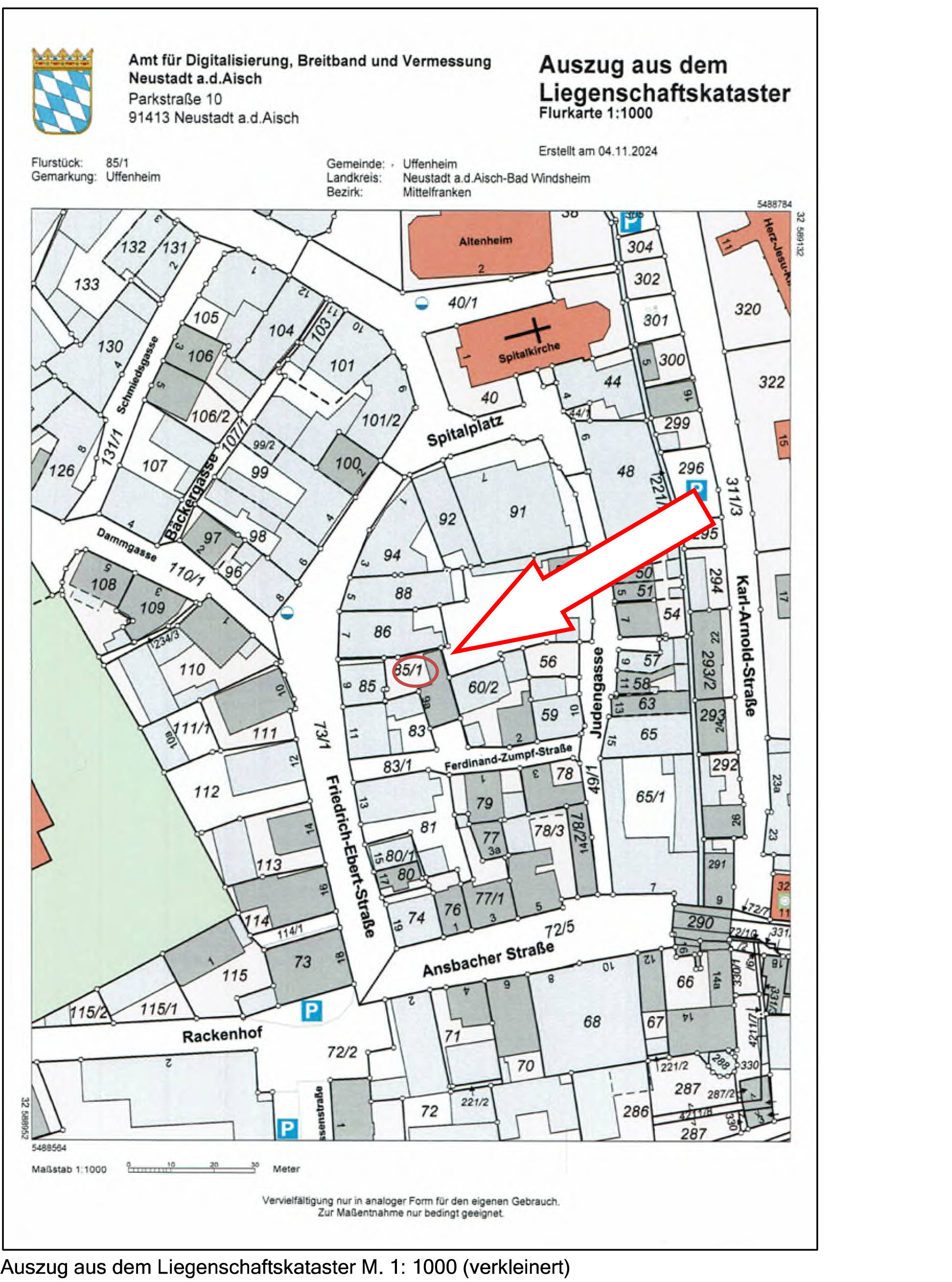 Garage, Wohnhaus in Friedrich-Ebert-Straße 9a, 97215 Uffenheim - Bild 5