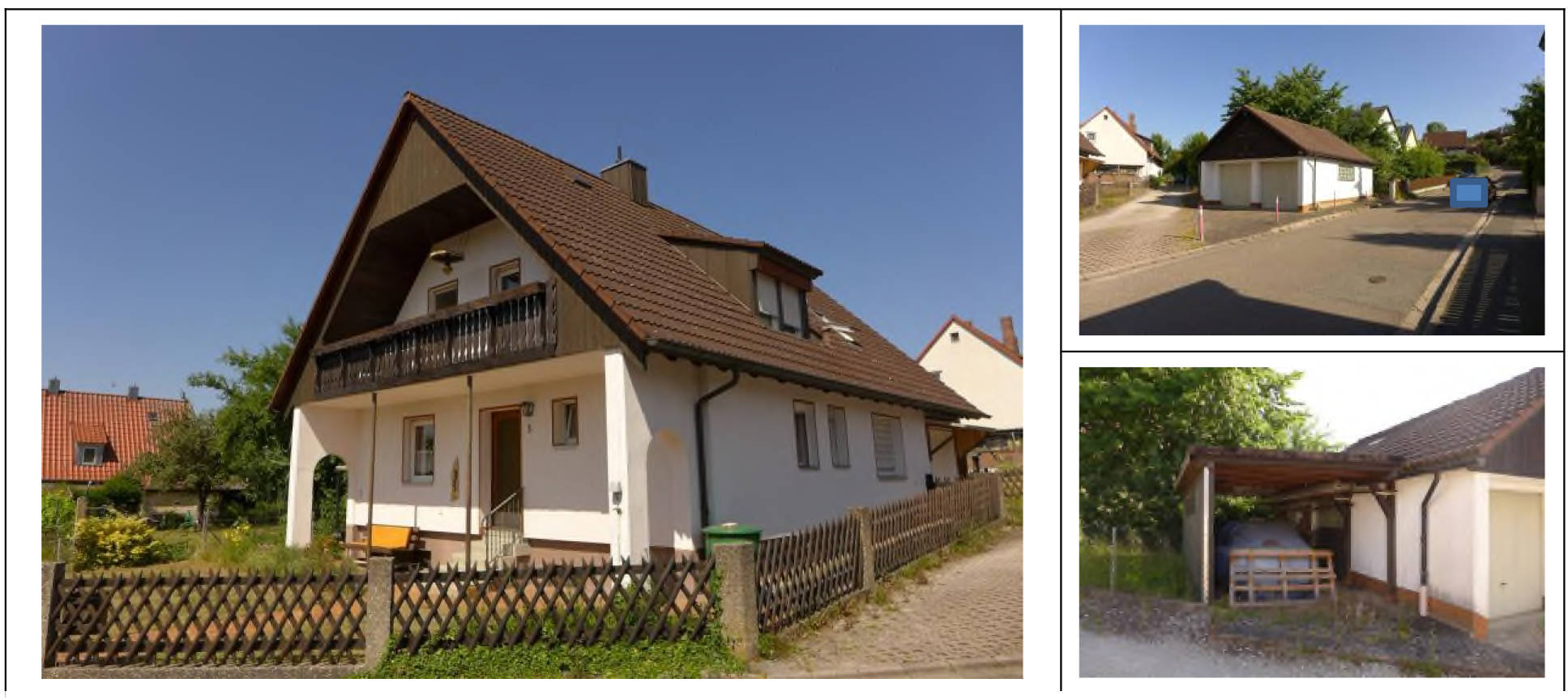 Garage, Einfamilienhaus, Verkehrsfläche in Braunsklingenweg 3, 90619 Trautskirchen