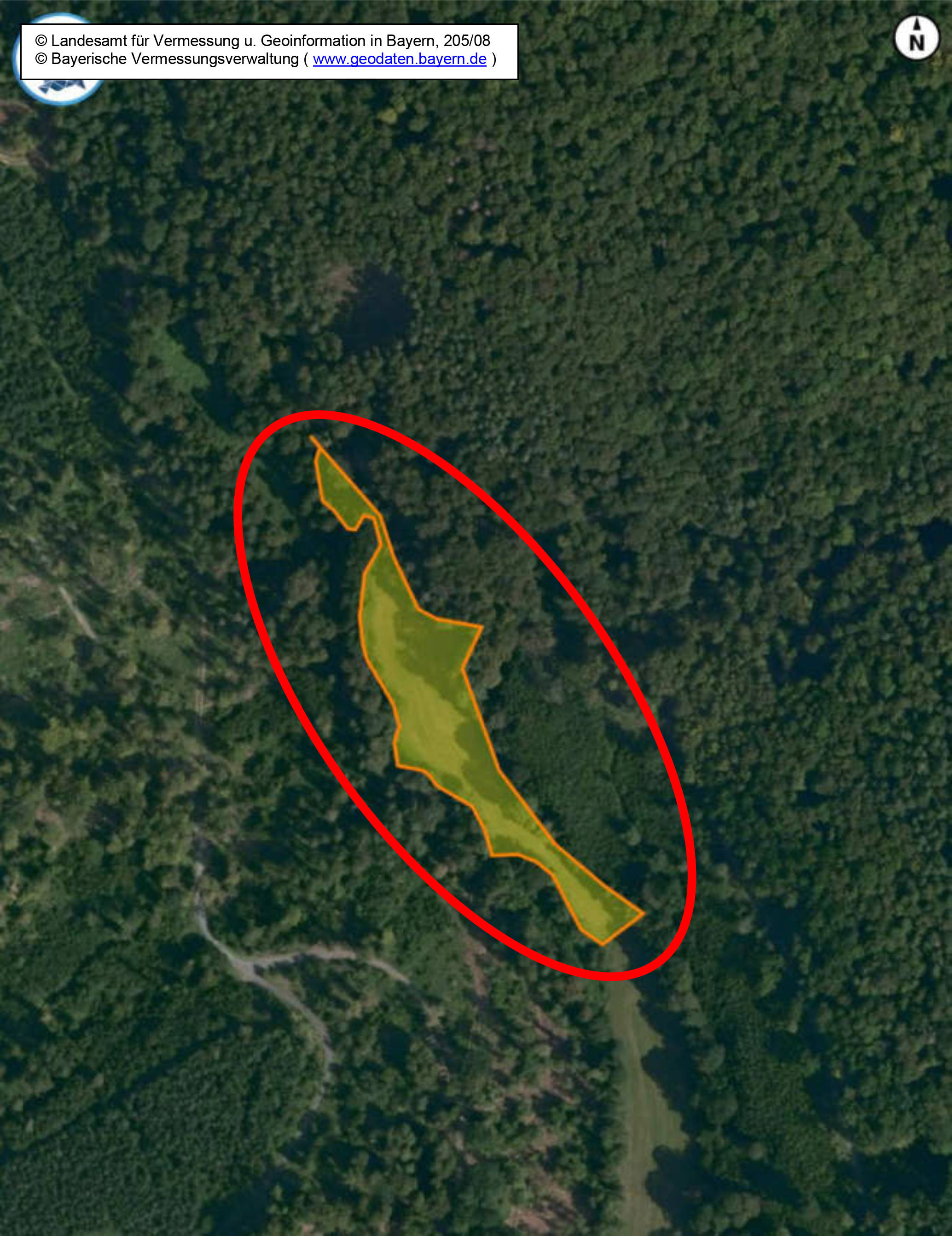 land- und forstwirtschaftlich genutztes Grundstück in Dorfäcker, Röthen, Rothofleite, Bauäcker, Obere Wässernach, 00000 Buch - Bild 2