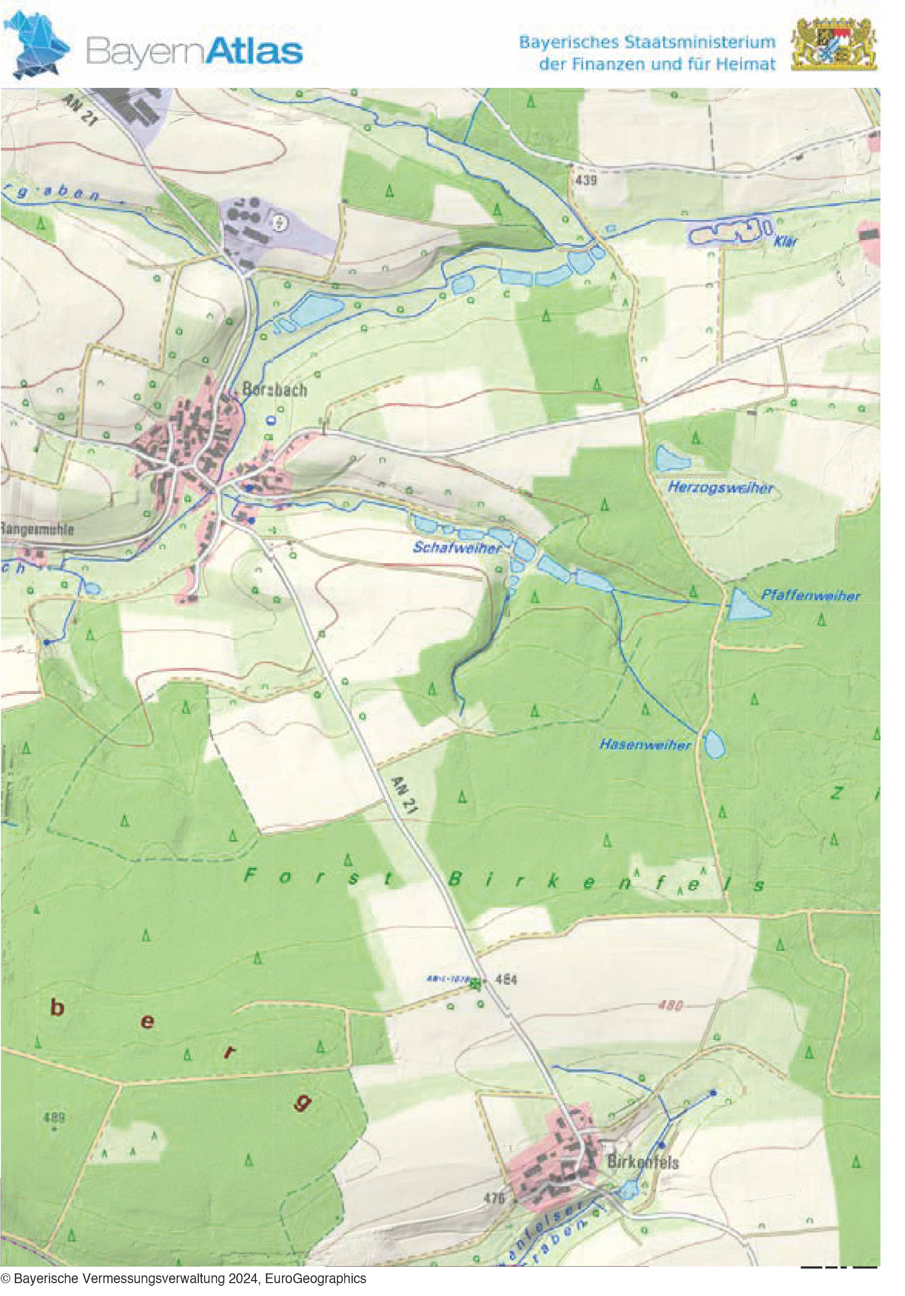 bayern 0002 K 0012/2023 Brandholz, 91604 Flachslanden, Borsbach 6