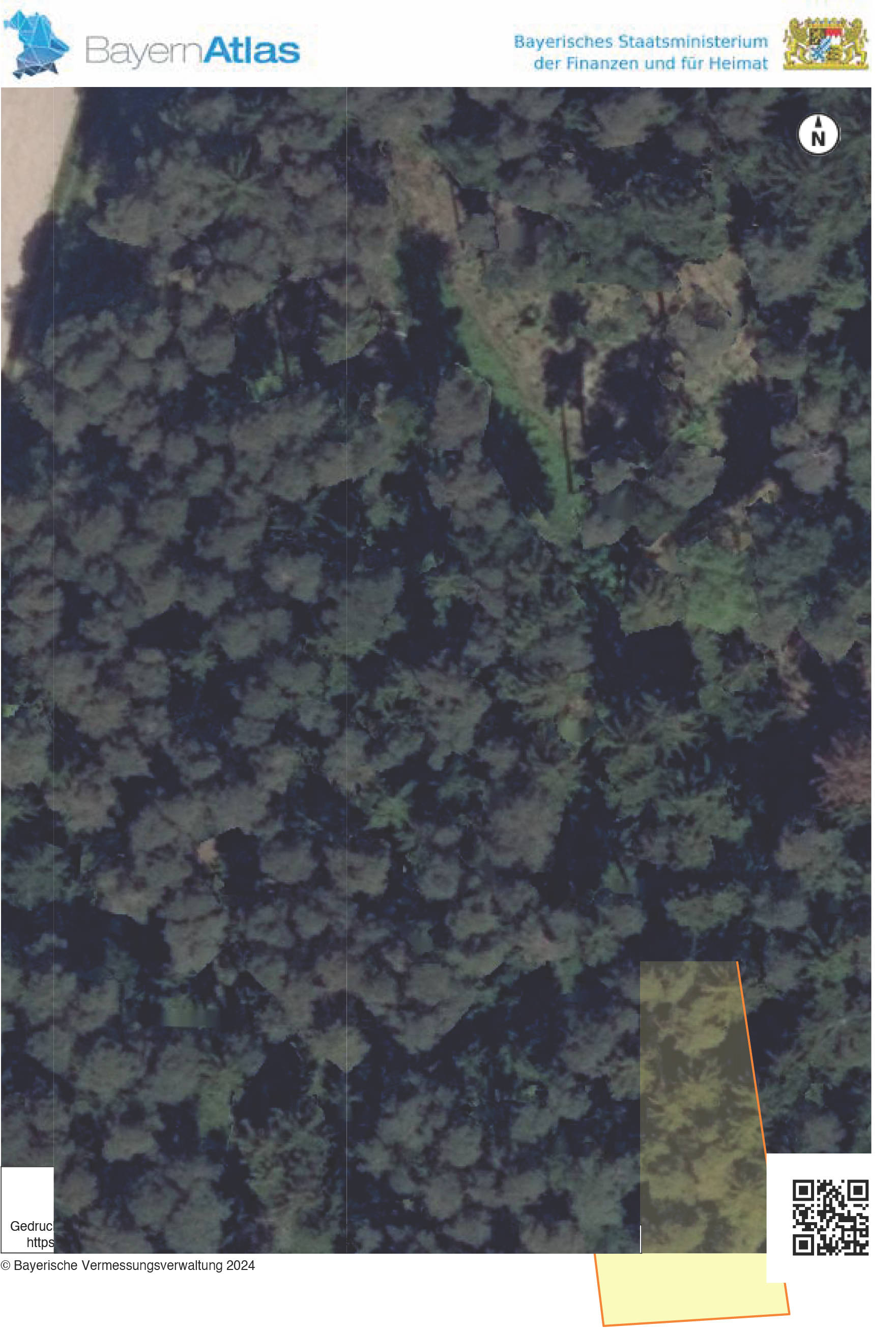 land- und forstwirtschaftlich genutztes Grundstück in Brandholz, 91604 Flachslanden, Borsbach - Bild 2