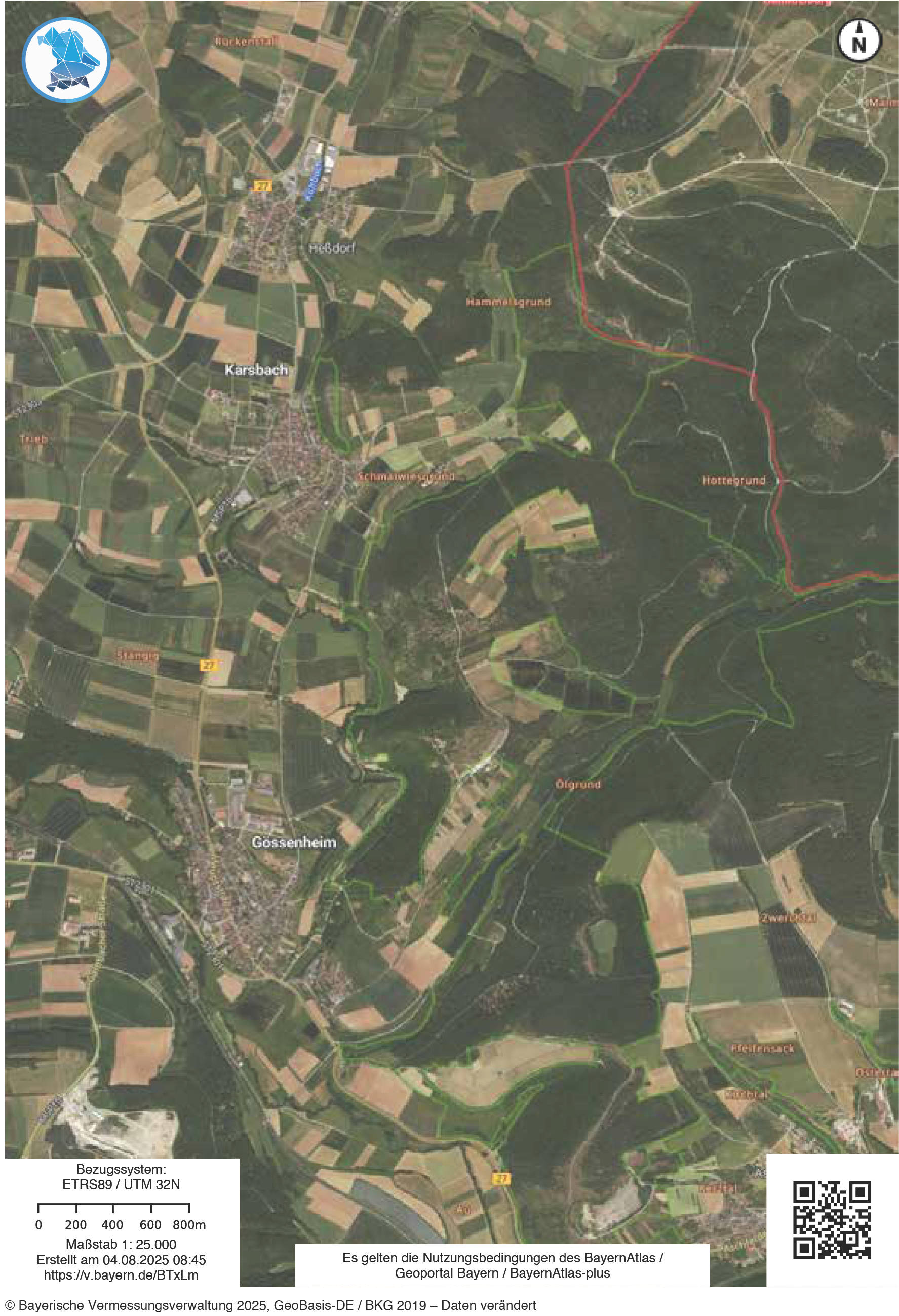 bayern 0002 K 0012/2025 Köhlersberg,Bühltalgraben, Schmalbach, Heften,Geige, 97783 Karsbach 21