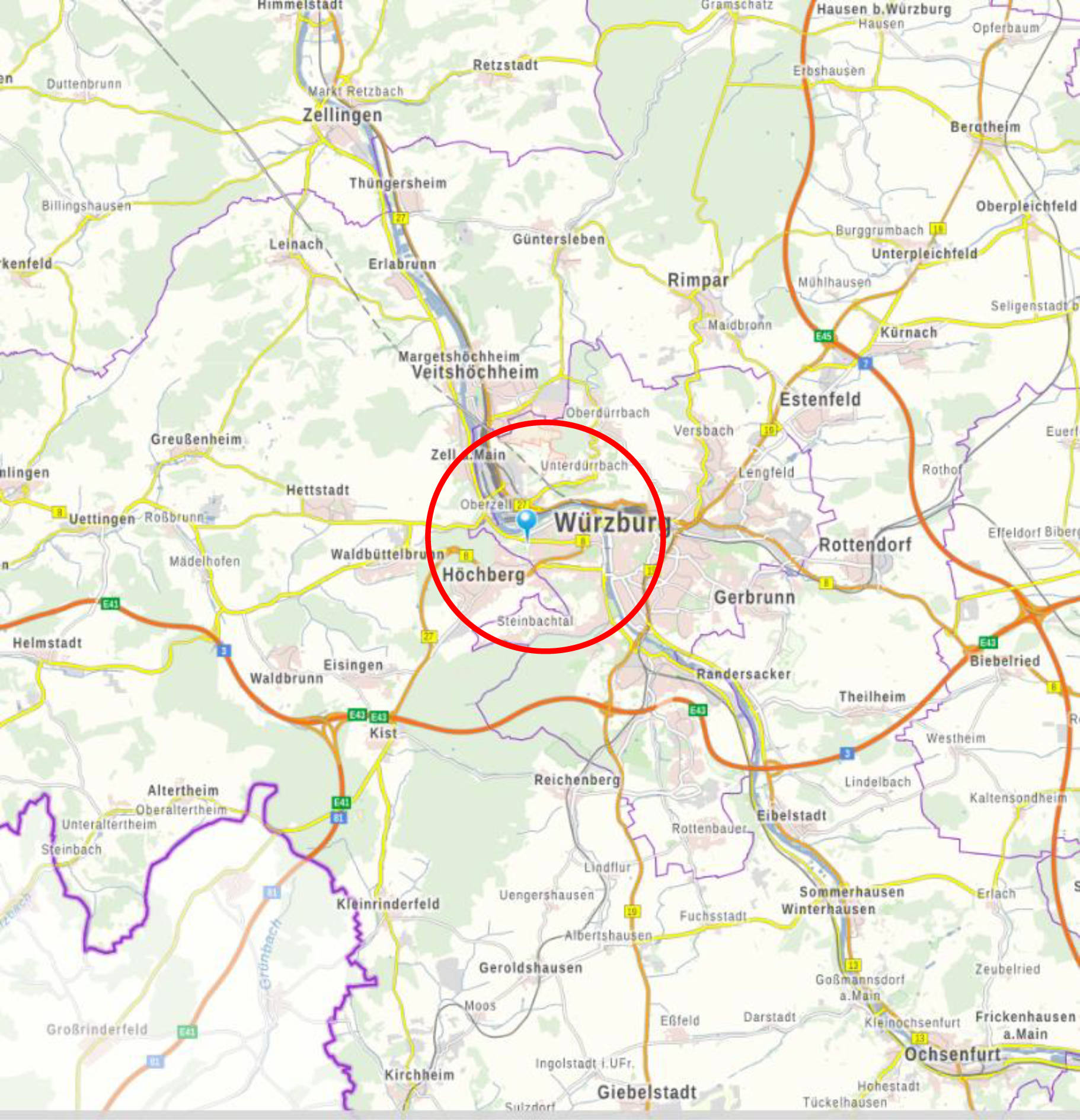 Einfamilienwohnhaus in Weg zur Zeller Waldspitze 33, 97072 Würzburg - Bild 2